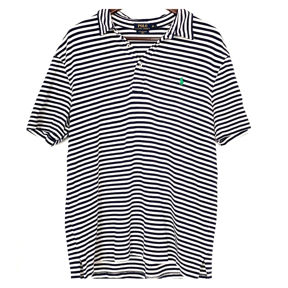 Men’s POLO Ralph Lauren Navy & White Polo Shirt